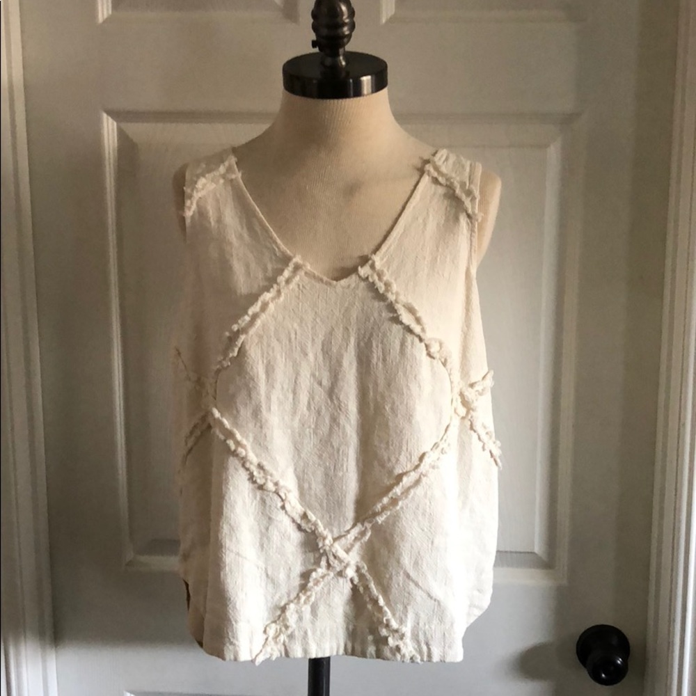 Off White Anthropologie Top
